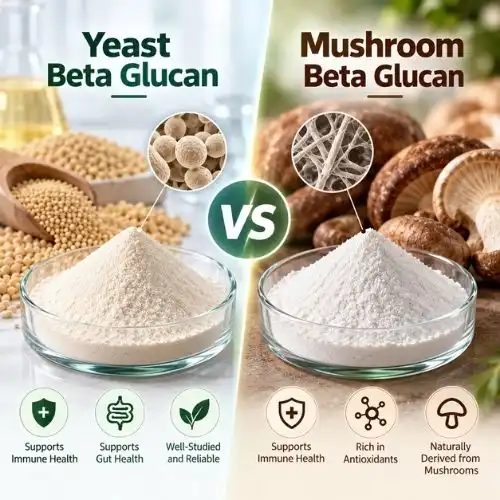 Yeast Beta Glucan vs Mushroom Beta Glucan Comparison